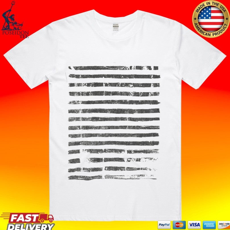 Over Print Stripe Rocker T-shirt