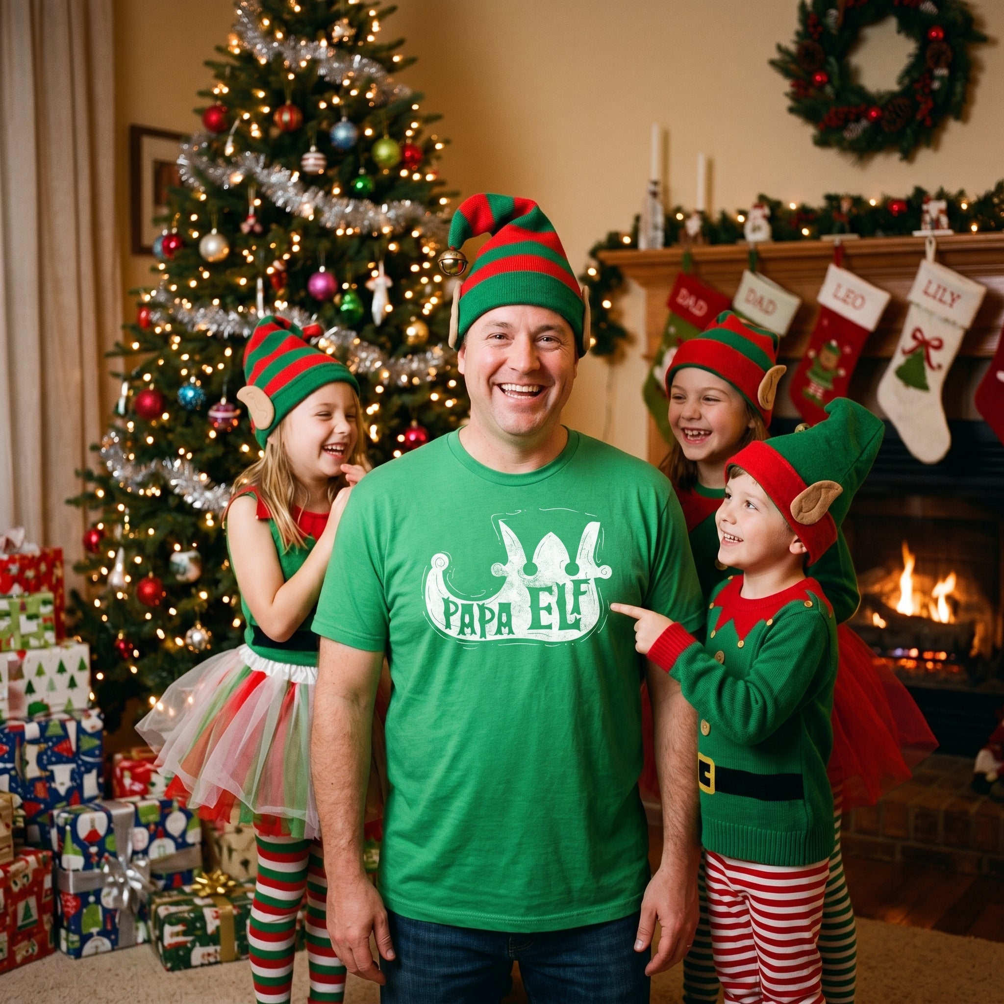 Papa Elf Men's T Shirt