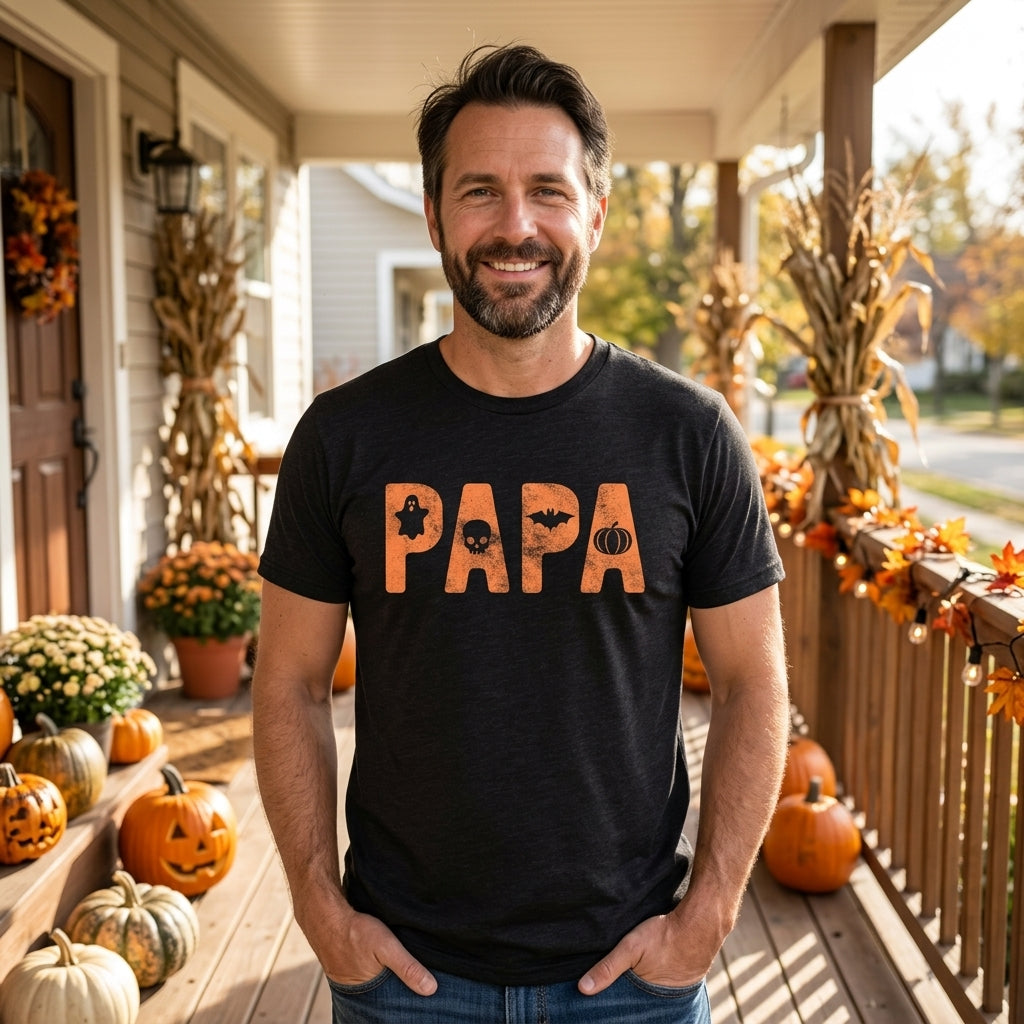 Papa Halloween Men's T Shirt