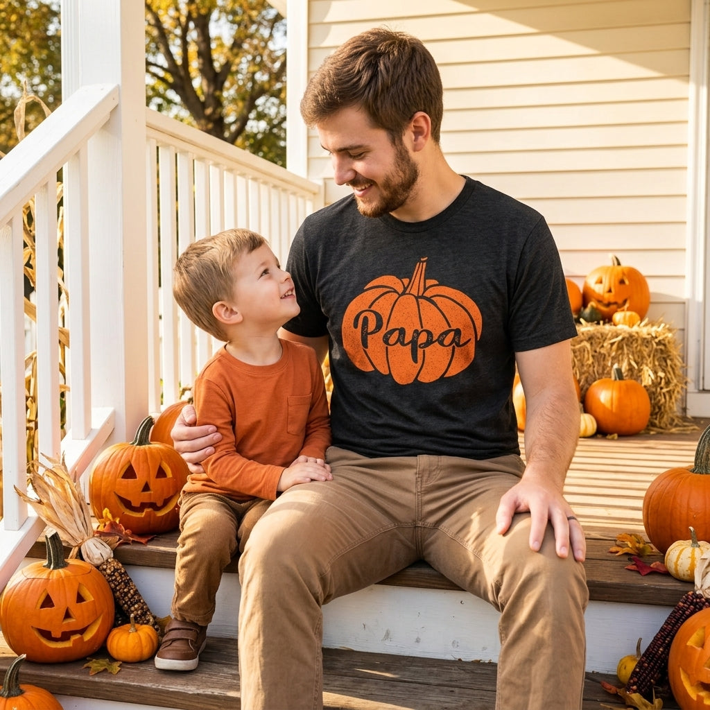 Papa Pumpkin Men's T Shirt
