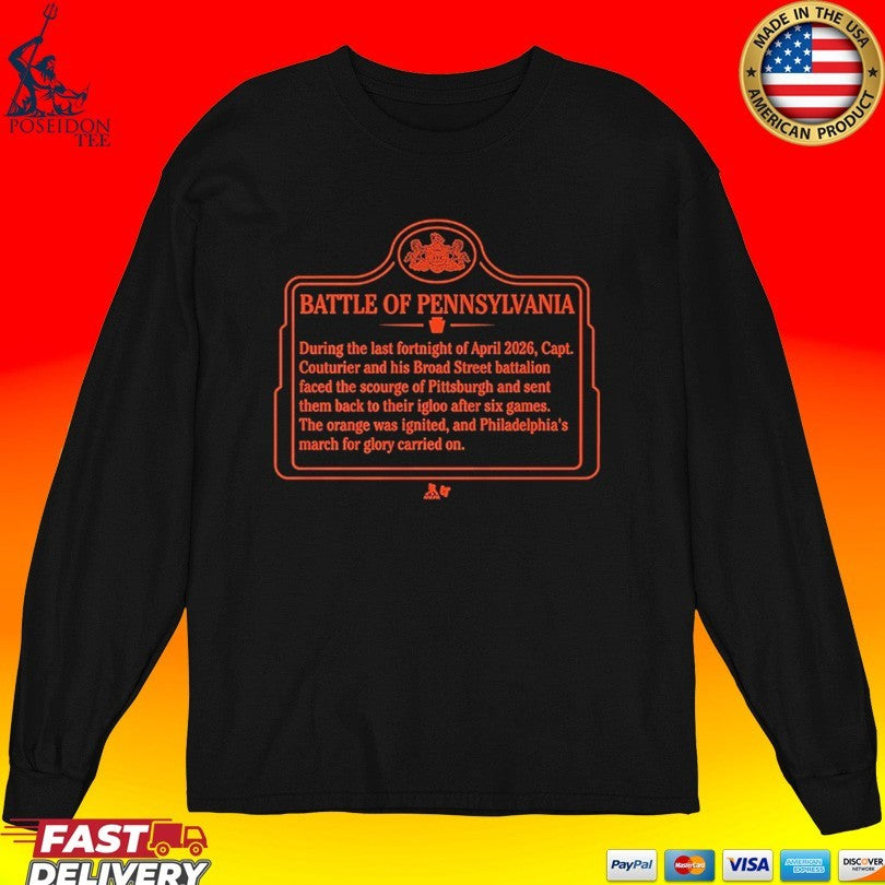 Philadelphia Hockey The Battle Of Pennsylvania T-shirt