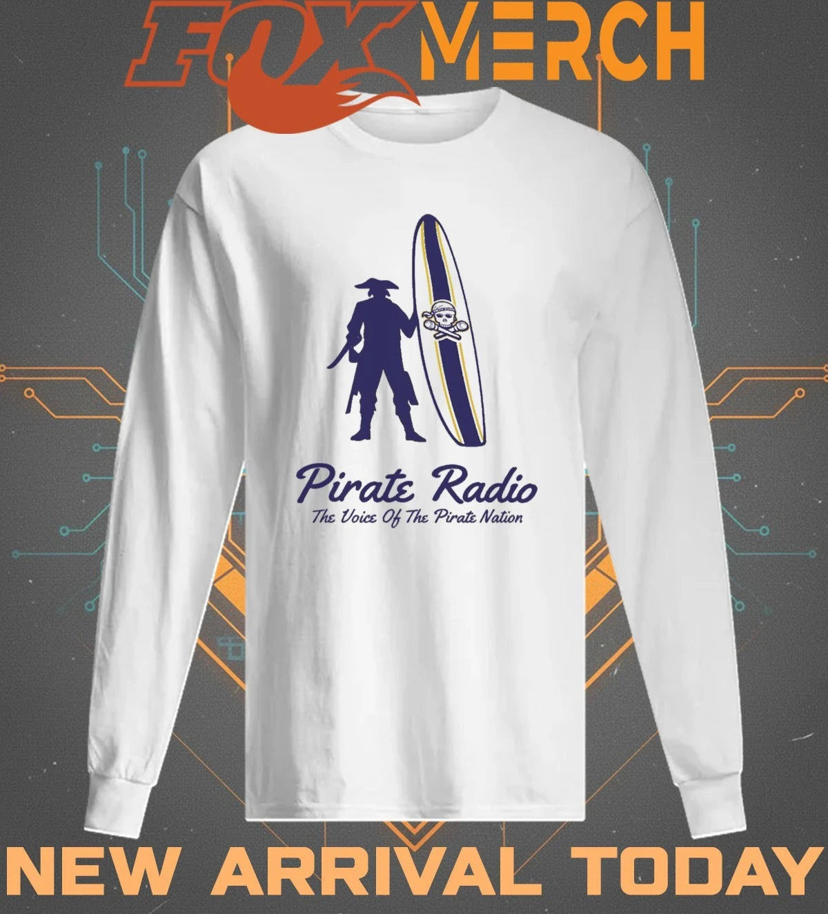 Pirate radio the voice of the pirate nation 2026 t-shirt