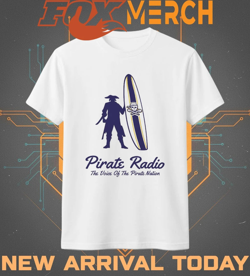 Pirate radio the voice of the pirate nation 2026 t-shirt