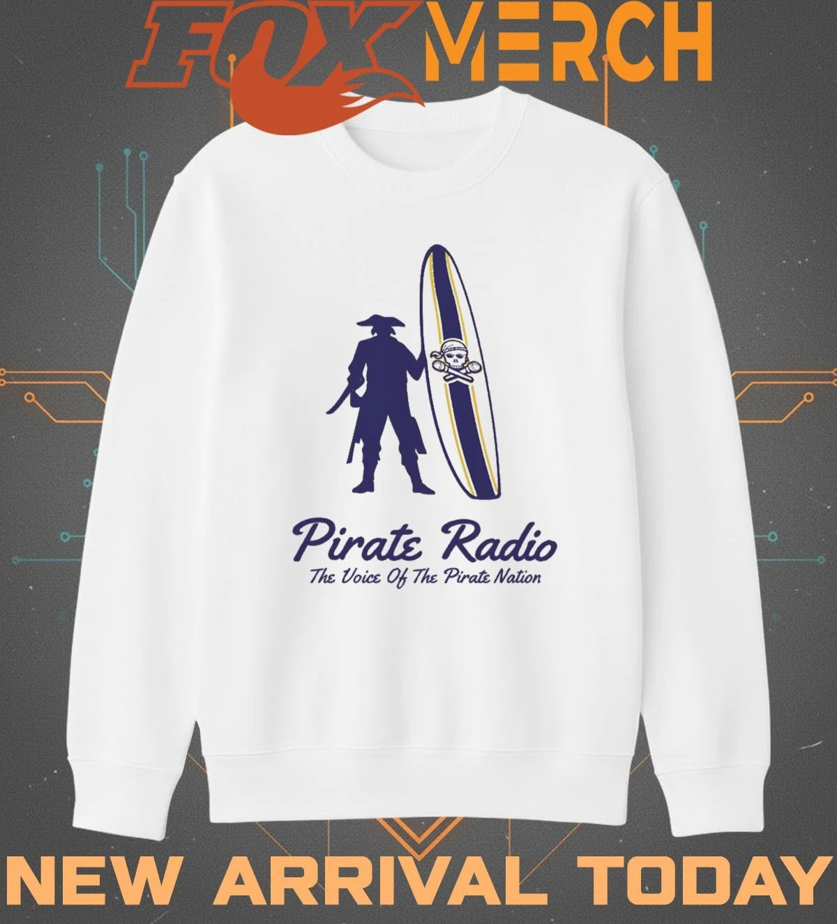 Pirate radio the voice of the pirate nation 2026 t-shirt