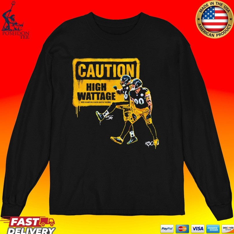 Pittsburgh Steelers Caution High Wattage T-shirt