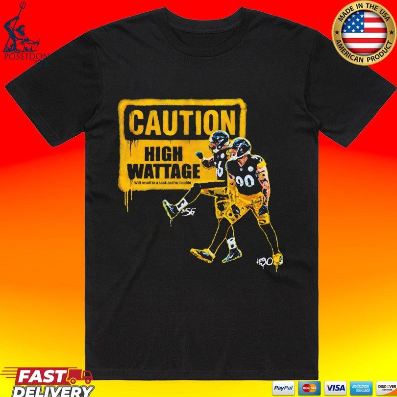 Pittsburgh Steelers Caution High Wattage T-shirt