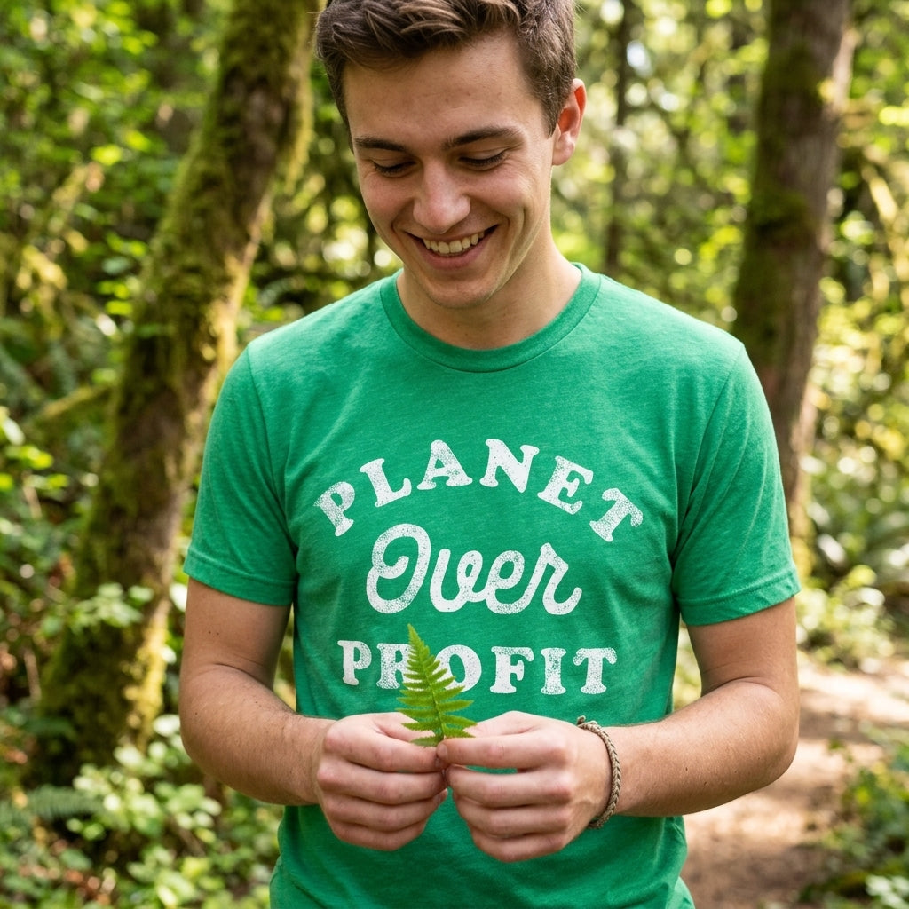Planet Over Profit Men's T Shirt