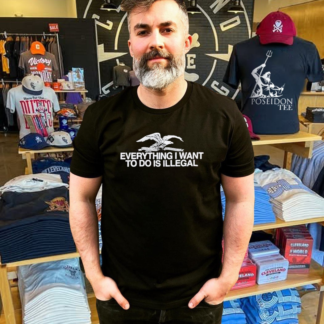 Pleasures Everything I Want To Do Is Illegal T-shirt