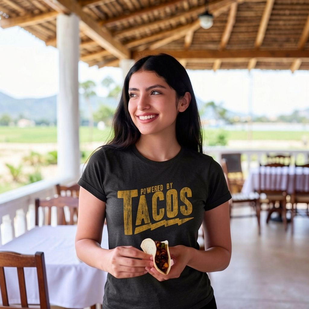 Powered By Tacos Women's T Shirt