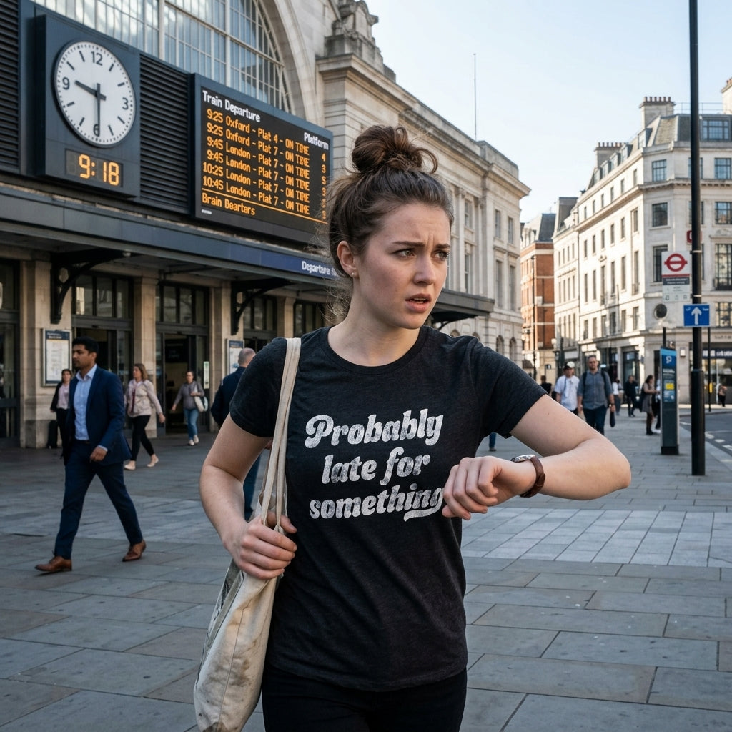 Probably Late For Something Women's T Shirt