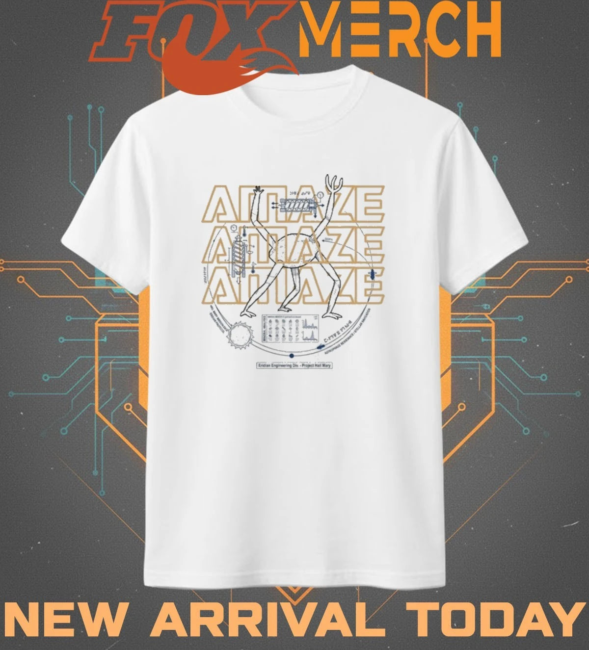 Project Hail Mary Rocky Amaze Amaze Amaze t-shirt