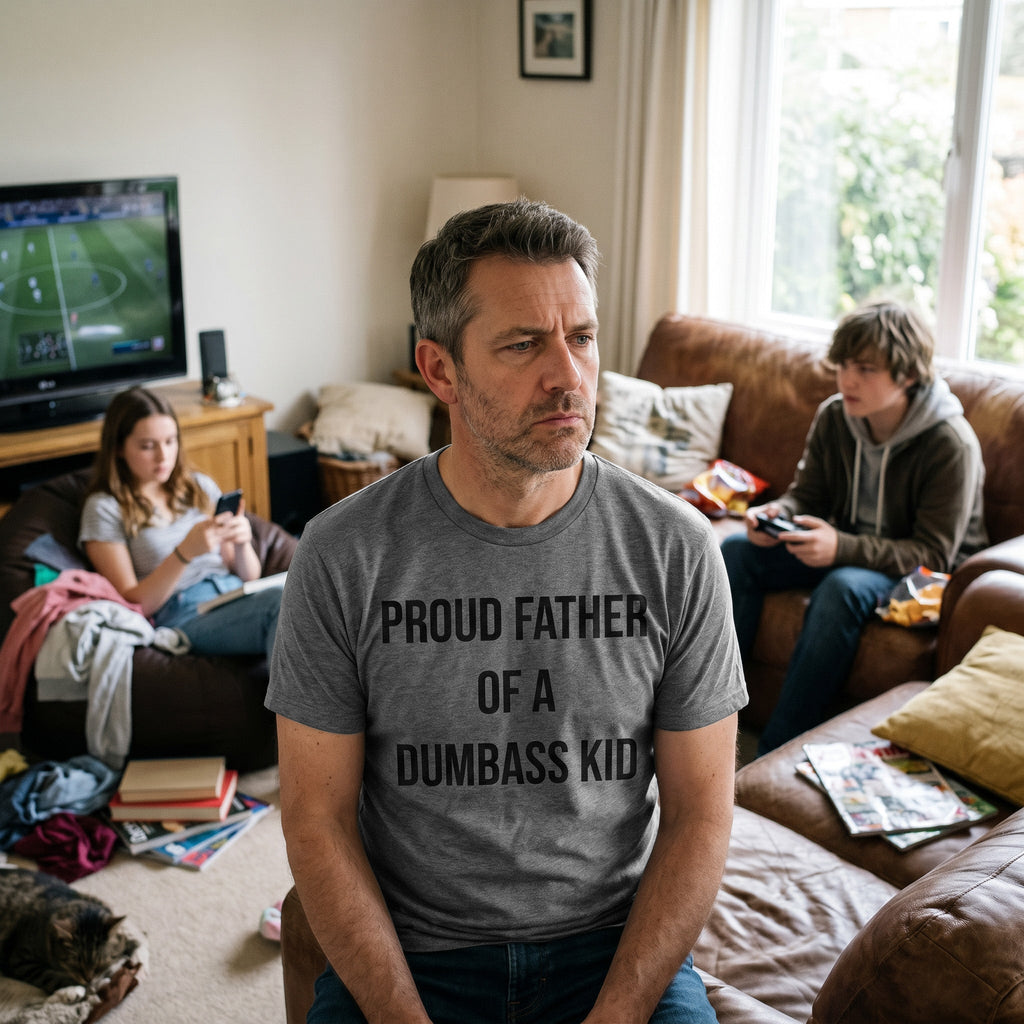 Proud Father Of A Dumbass Kid Men's T Shirt