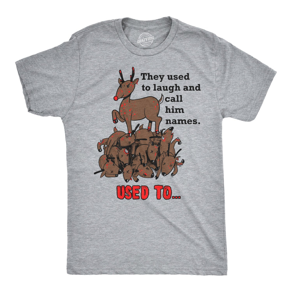 Rudolph The Psychopath Reindeer Men's T Shirt