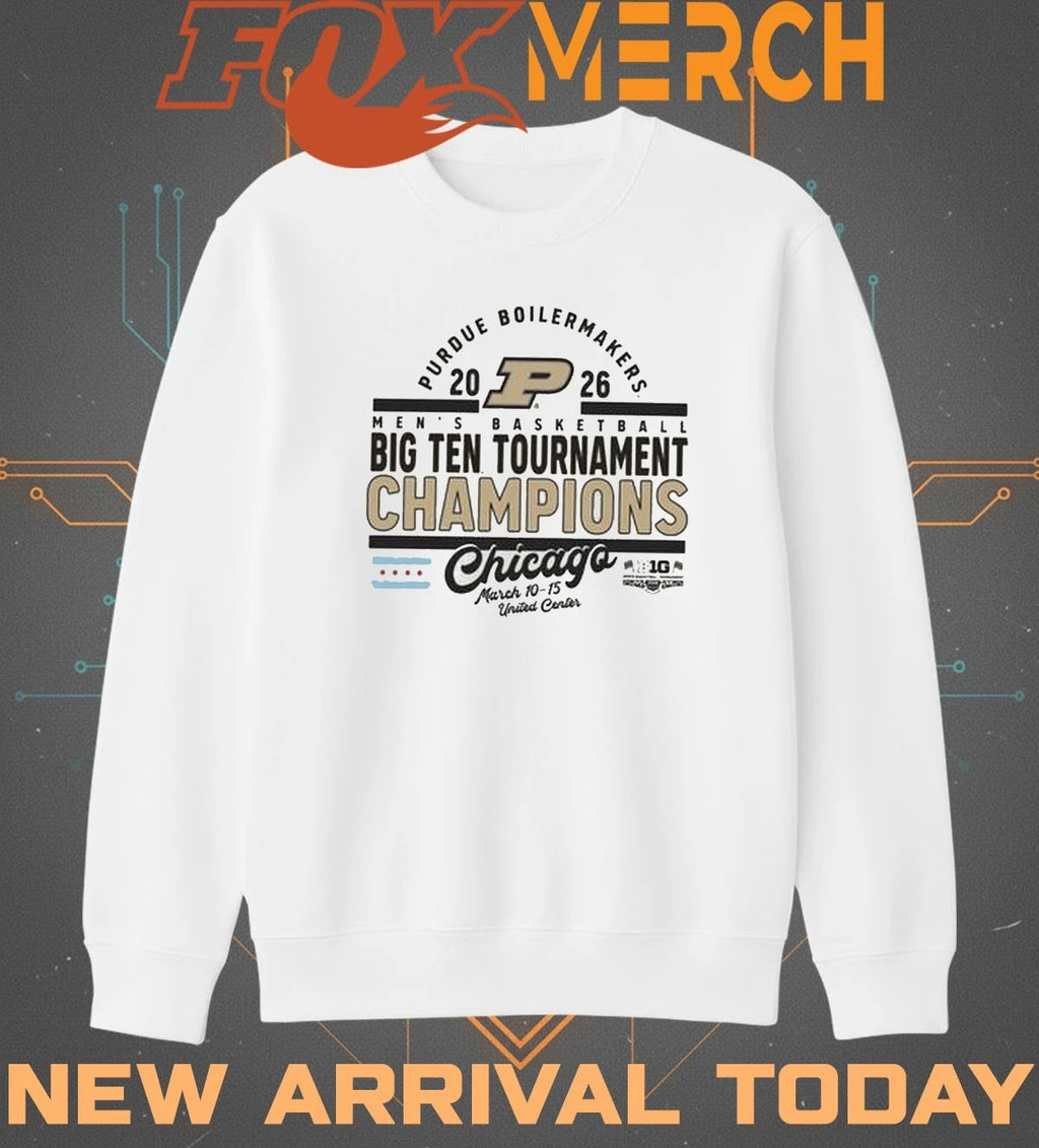 Purdue Boilermakers 2026 Big Ten Men’s Basketball Champions march 10-15 t-shirt