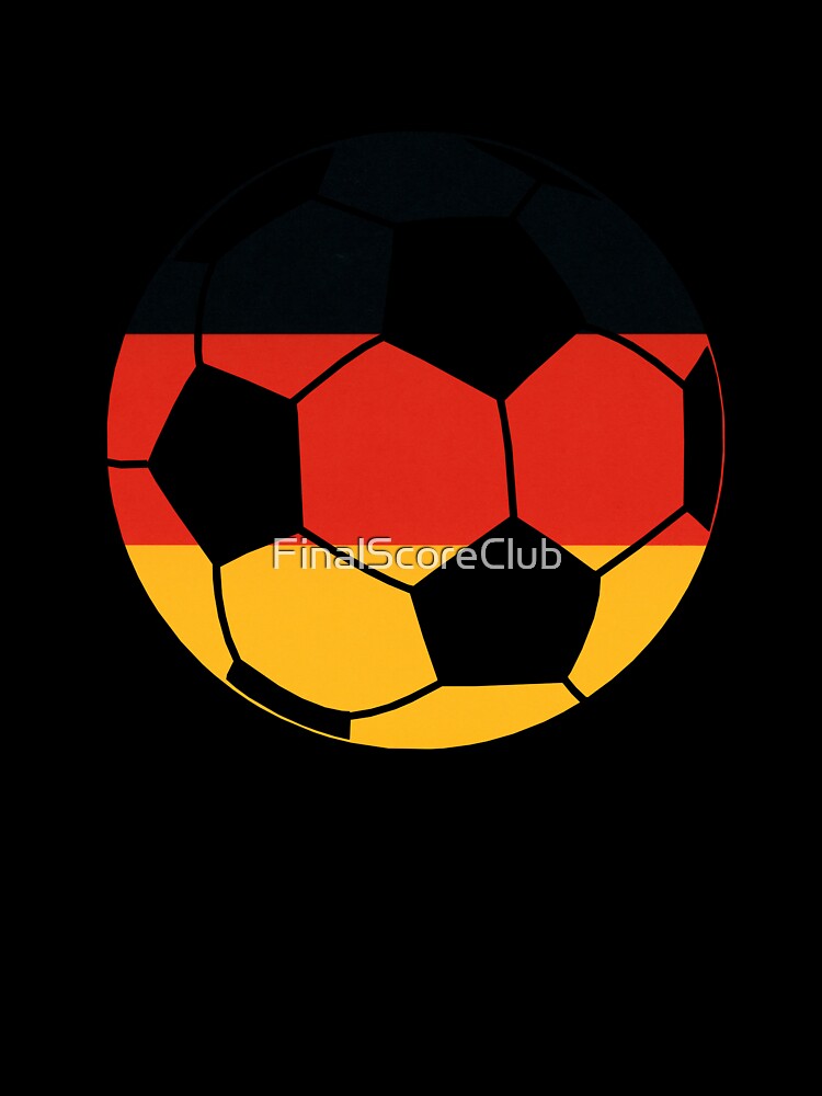 Germany Flag Soccer Ball by FinalScoreClub