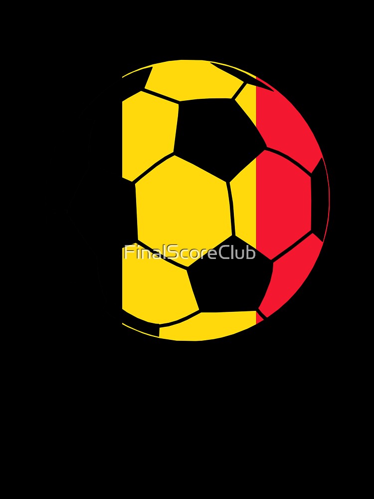 Belgium Flag Soccer Ball by FinalScoreClub