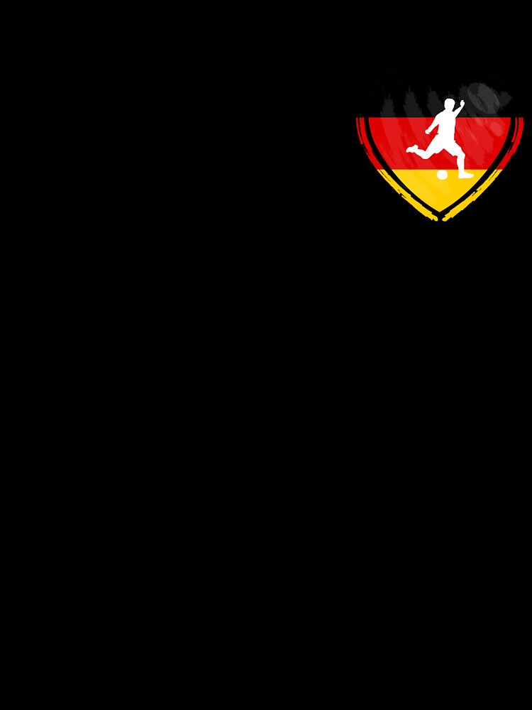 Germany Football Championship Europe Love Heart by ShirtWardrobe