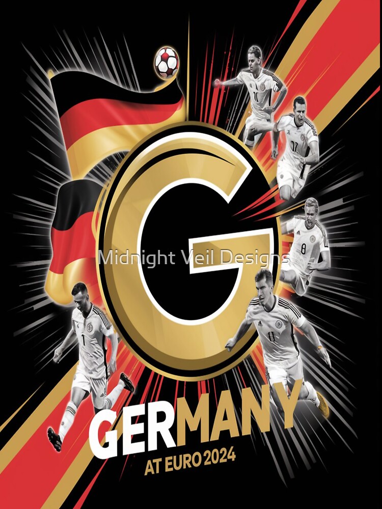 Germany at The Football / Soccer European Championships 2024 by Midnight Veil Designs