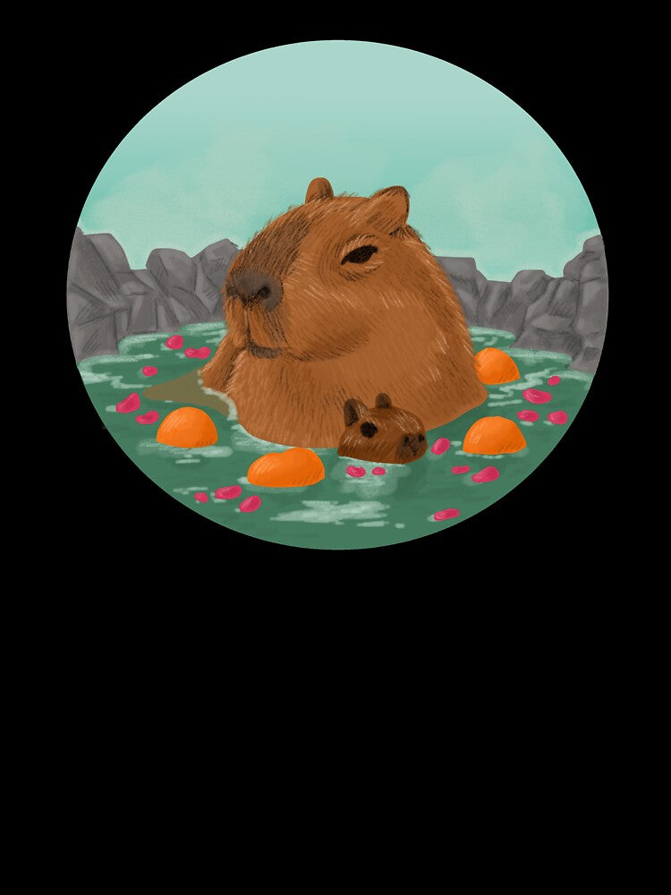 Capybara Spa by mothmanatee