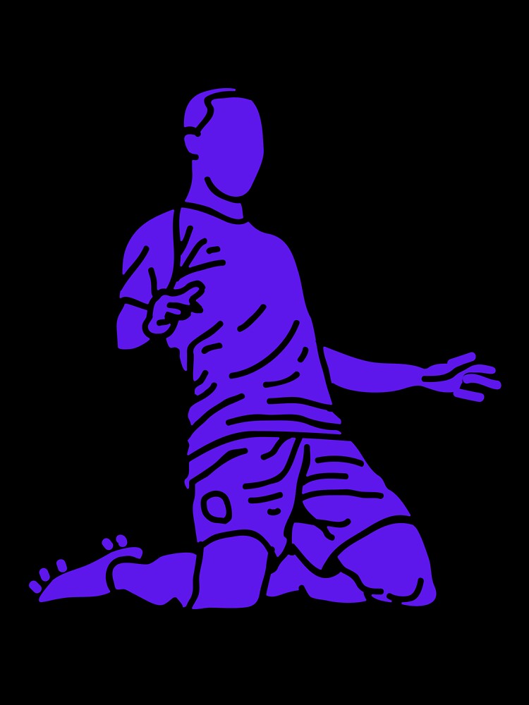Blue Celebrating Player | Player Celebration by Football Stickers World