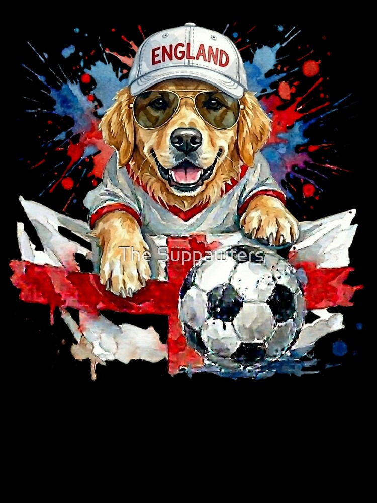 Golden retriever World Cup England Suppawter by The Suppawters