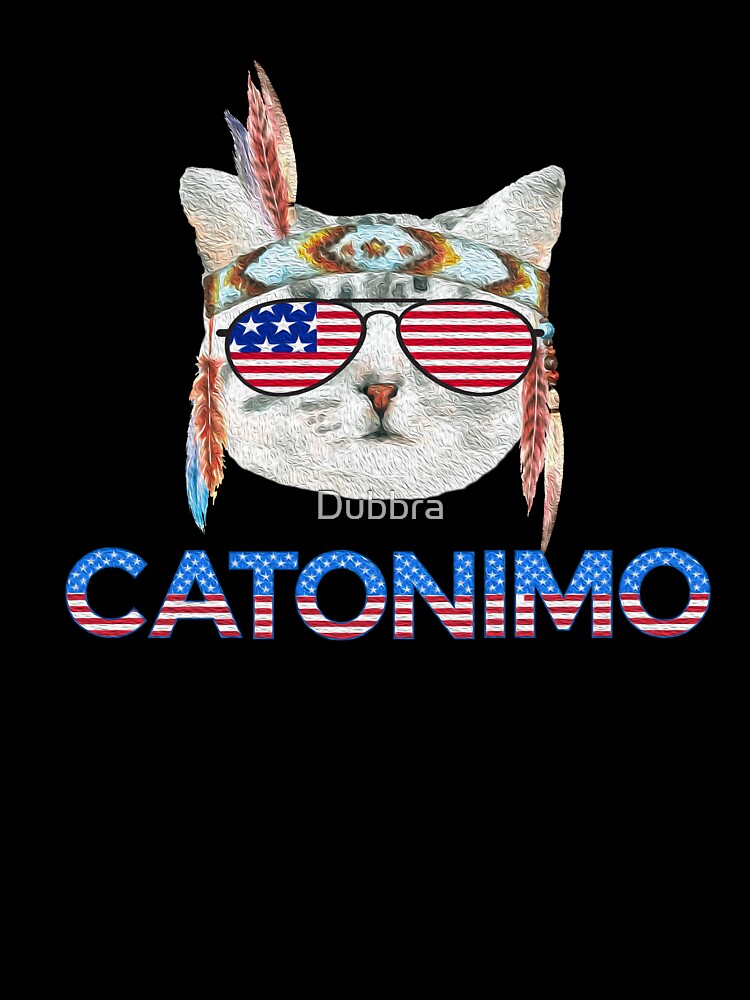 Catonimo - USA America Cat Kitten Native American by Dubbra