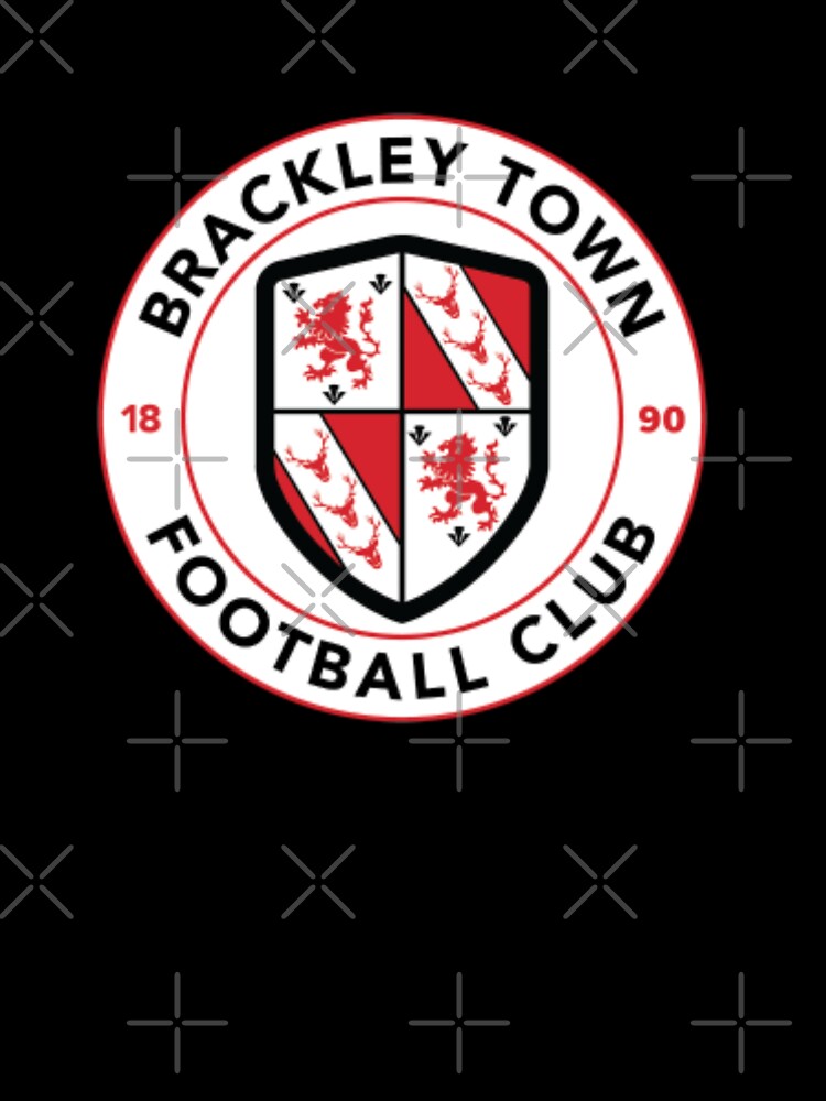 Brackley Town FC Crest Poster – Non-League Football Art by Final Whistle Art