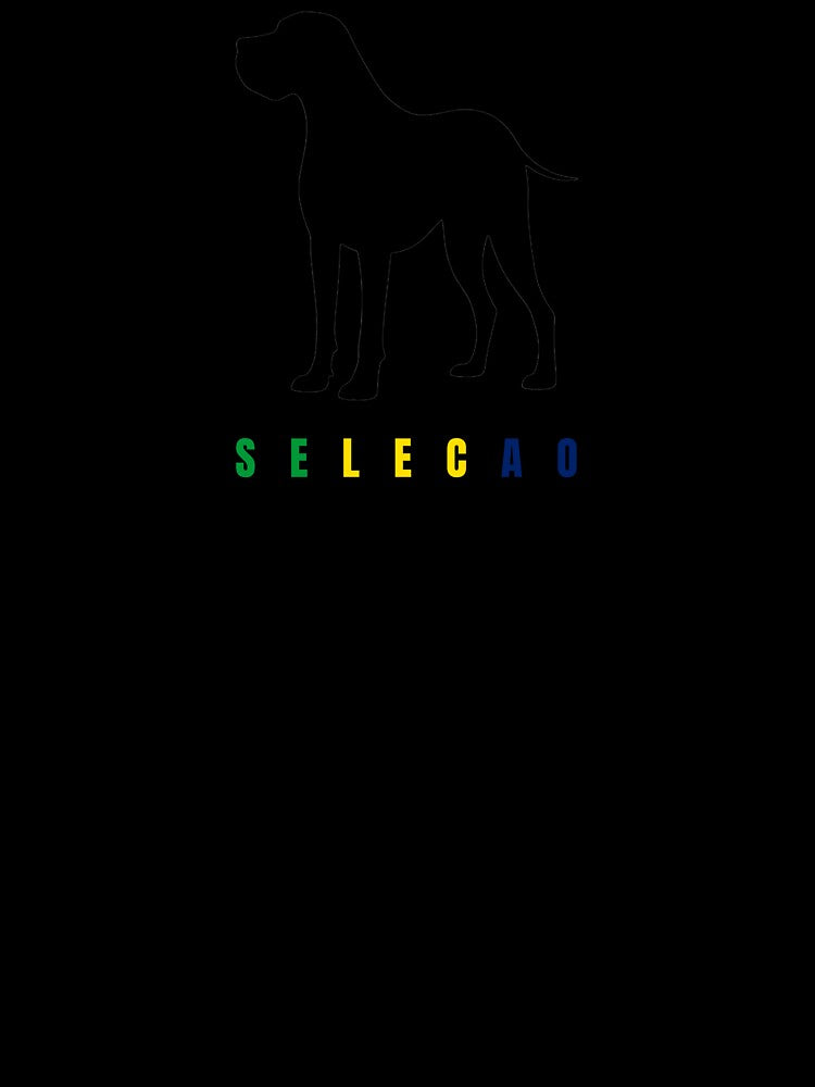 Fila Brasileiro Brazil Soccer Tournament Silhouette by TailPrints