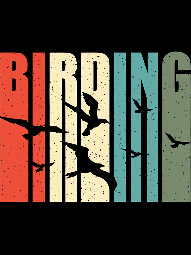 Vintage Birding Migration Retro Bird by NeverLoseSF