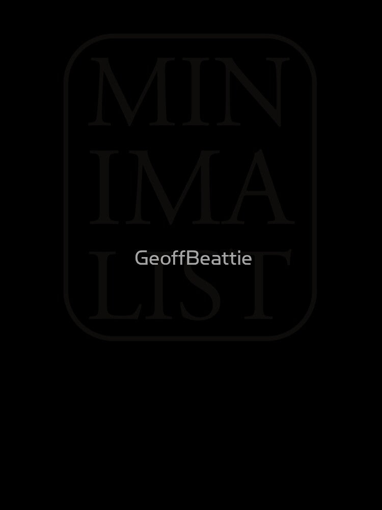 minimalist by GeoffBeattie