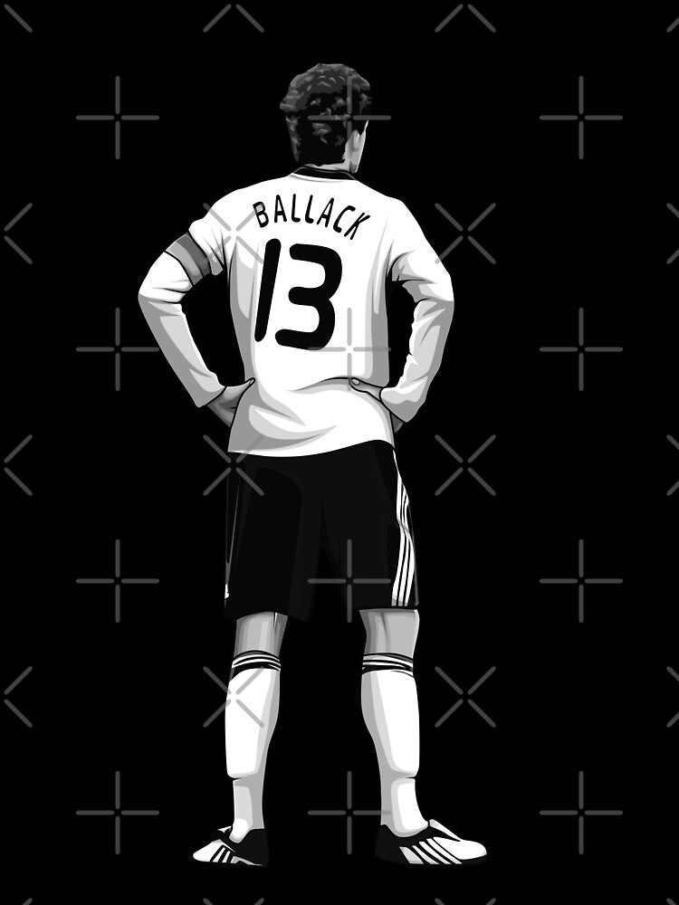 Michael Ballack Black and White Version by Aldduardo