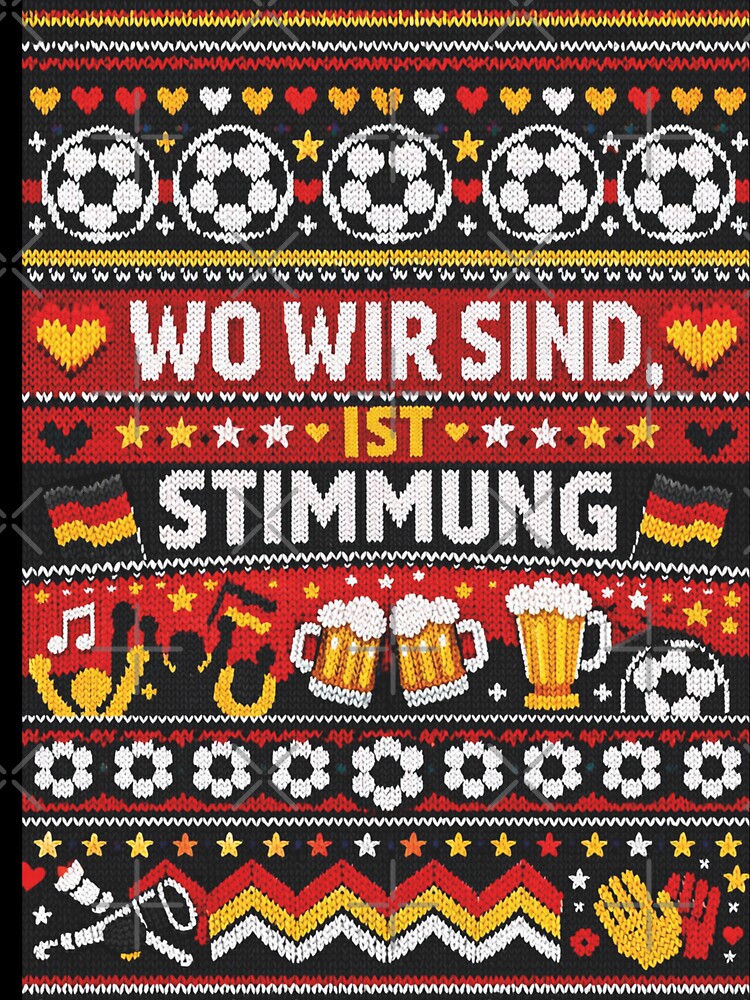 Where We Are Is the Mood Football Knitting Pattern by Mauswohn