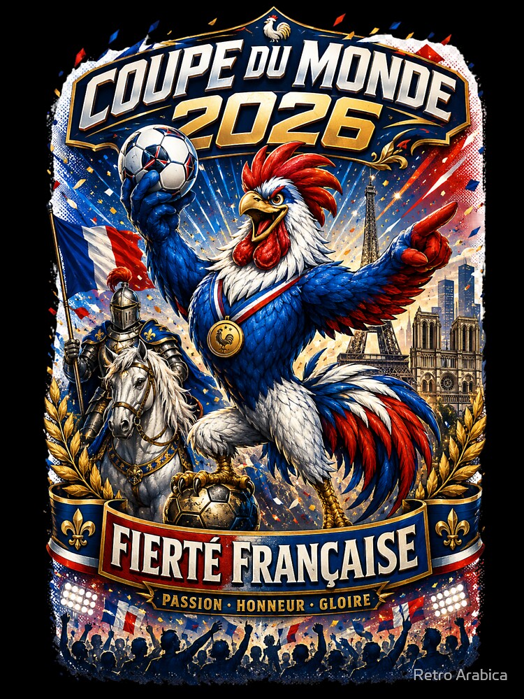 France World Cup 2026 Pride by Retro Arabica