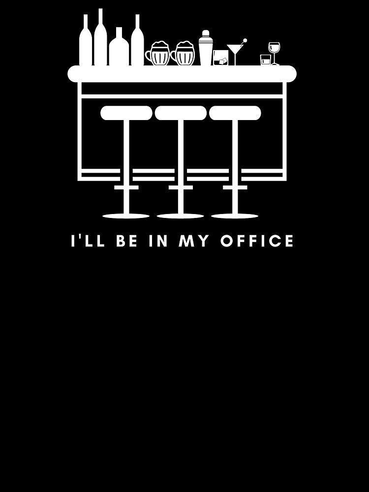 I'll be in my office BAR [white line] by house of luna