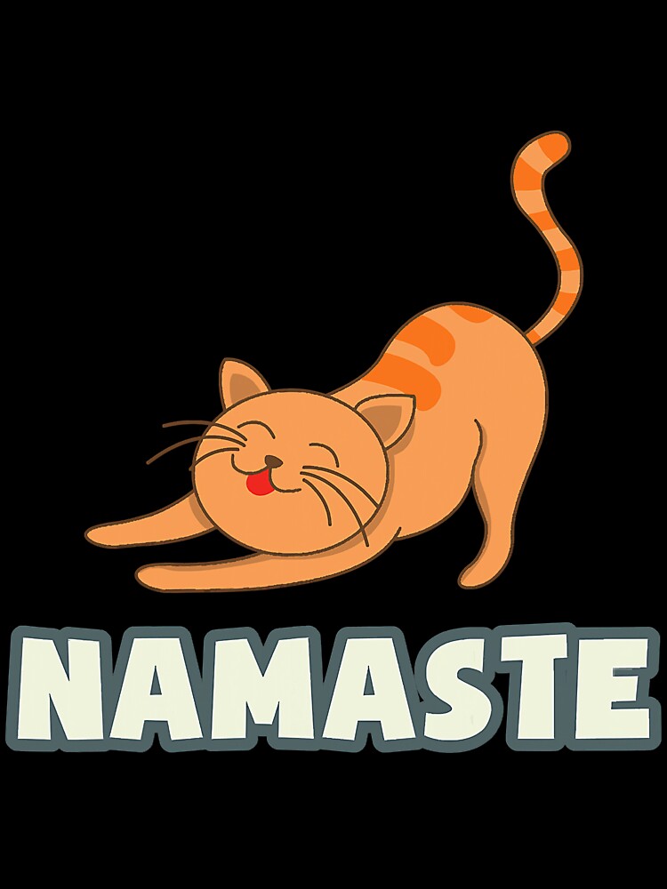 Yoga Cat Cat Lover Namaste Cat Yoga by carpe9572