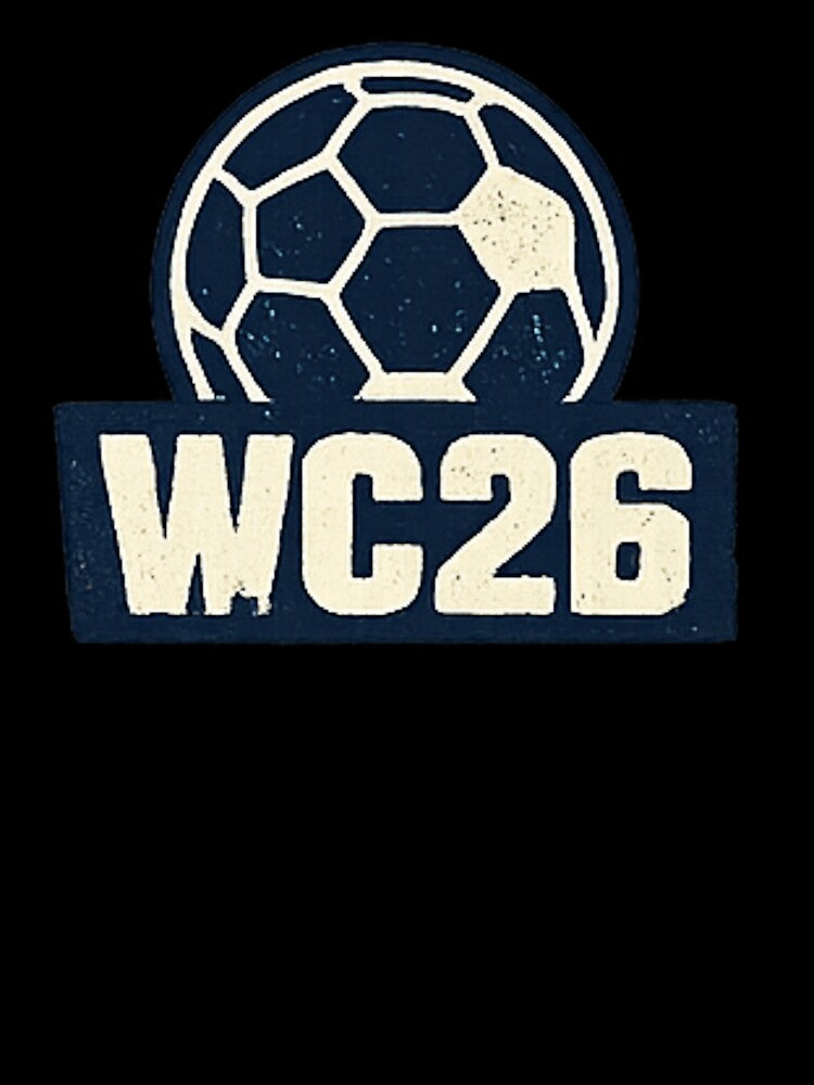 WC26 Retro Soccer Ball Vintage Football Fan Design by NeO² Studio