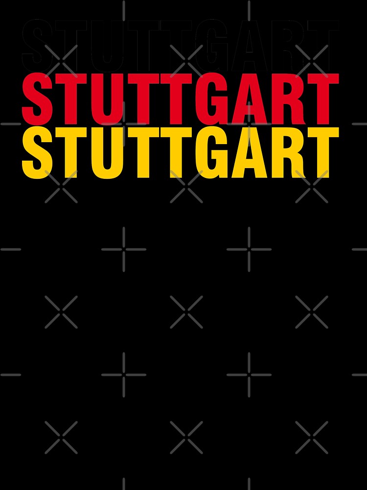 Stuttgart - German flag by Urosek