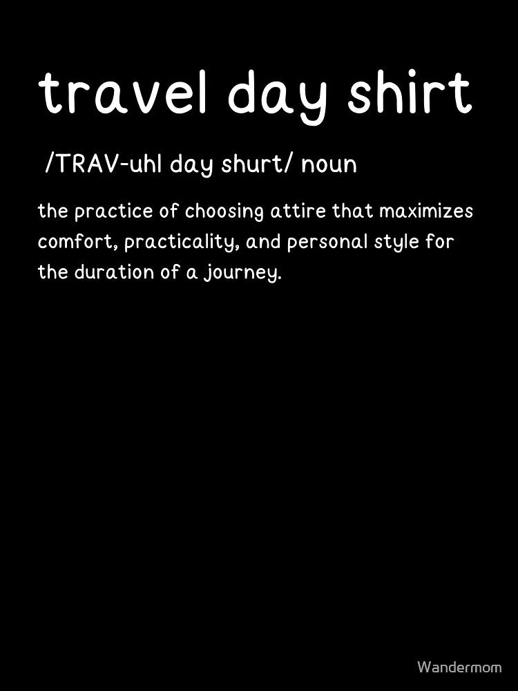 Ultimate Travel Day Shirt: Comfort Meets Style by Wandermom