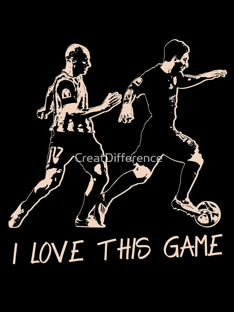 Football Saying I Love This Game Barcelona Legend by CreatDifference