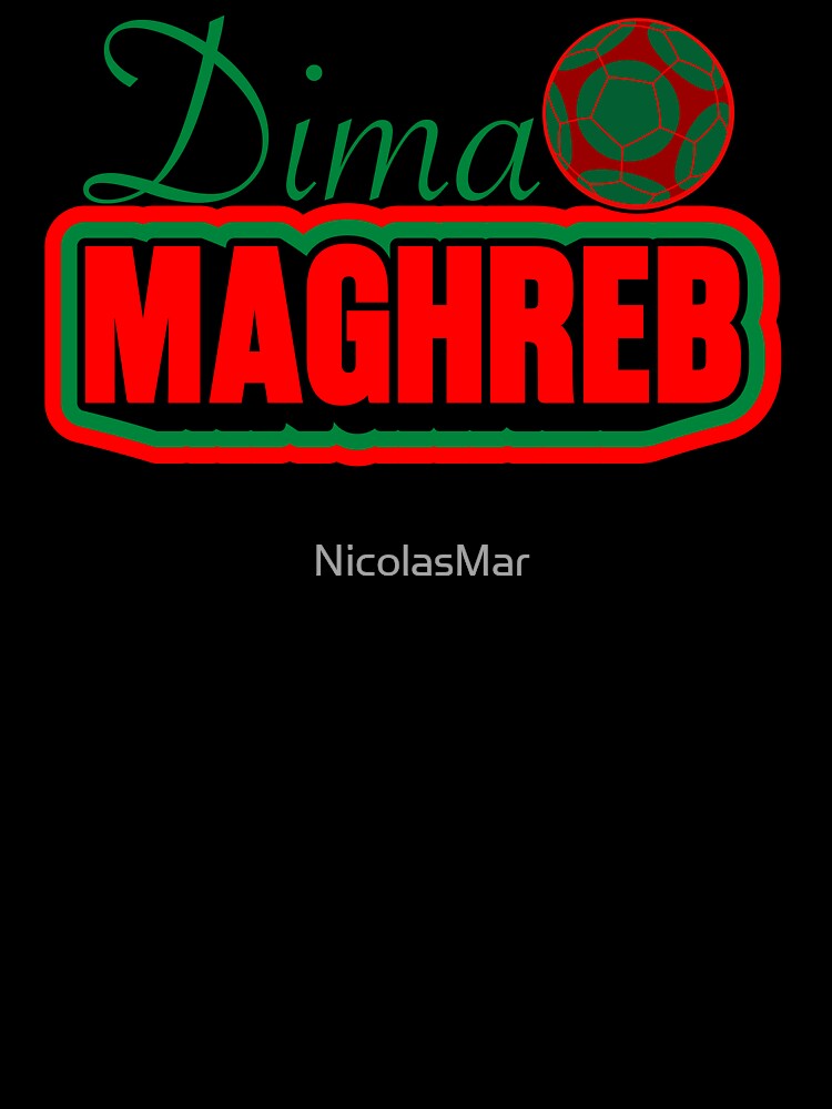 Dima Maghreb – CAN Morocco 2025 Football Fan Design | Moroccan Soccer Pride by NicolasMar