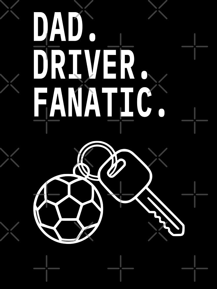Dad Driver Fanatic Soccer Dad Minimalist Design by AnnSign
