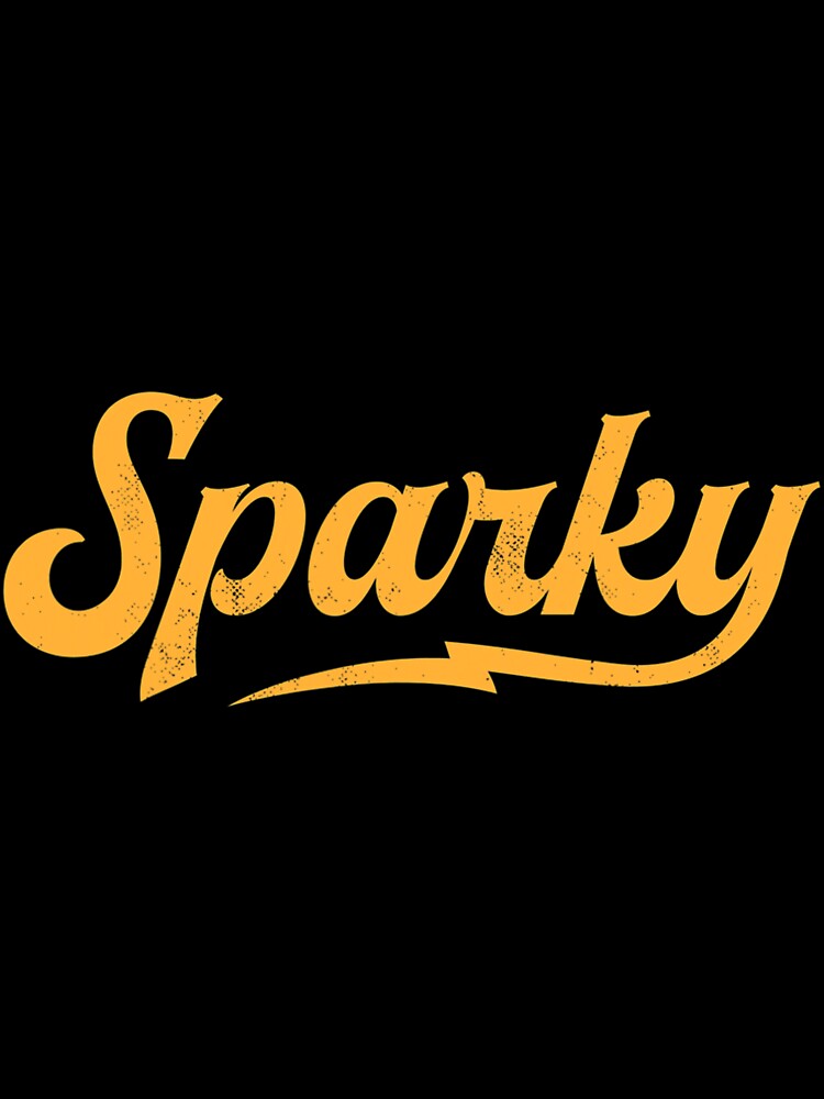 Sparky Electrician Funny Lineman Dad Retro Vintage Novelty by definitediffere