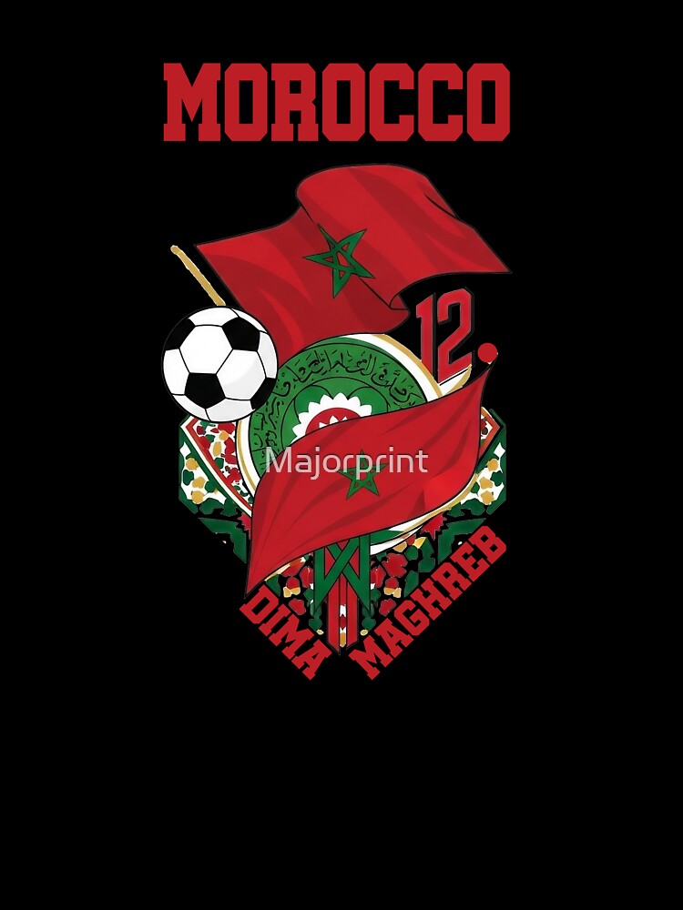Morocco Soccer Dima Maghreb by Majorprint