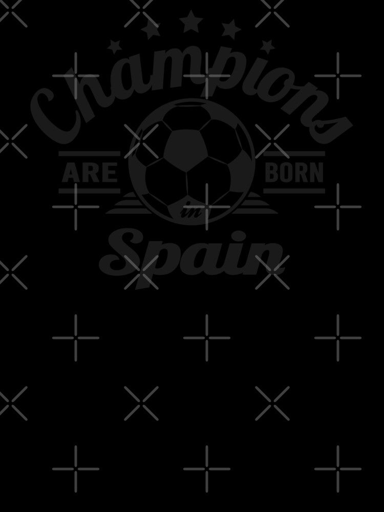 Champions Are Born In Spain , football fans vintage gift by lamjar-art