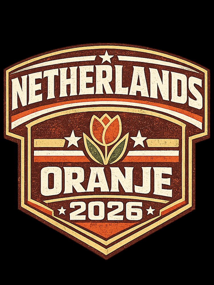 Netherlands Oranje 2026 Retro Vintage Football Fan T-Shirt by ArthUpscale