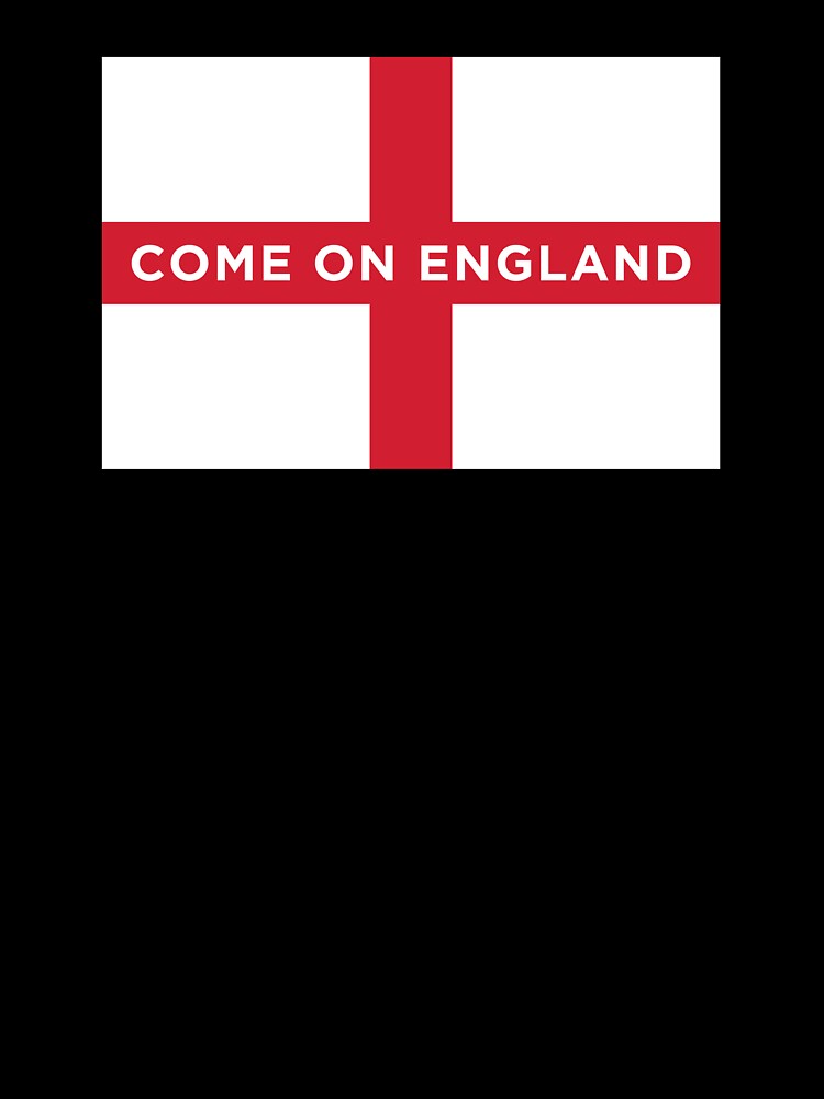 Come On England Flag (On Blue) by STUDIO-72