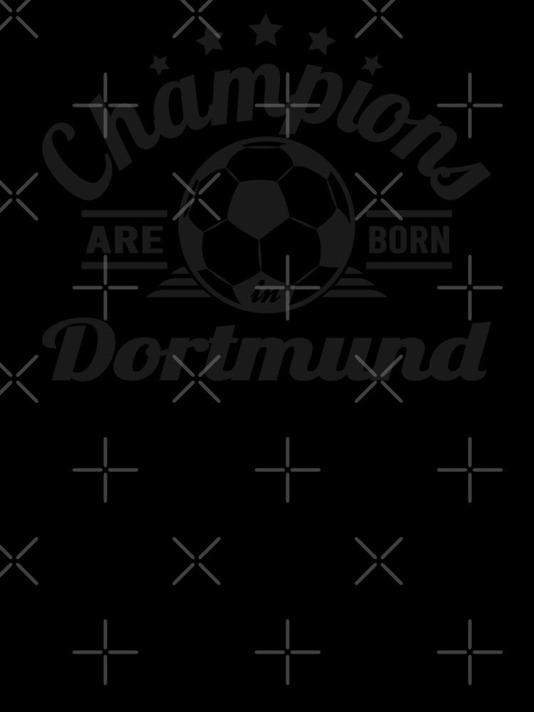 Champions Are Born In Dortmund , football fans vintage gift by lamjar-art