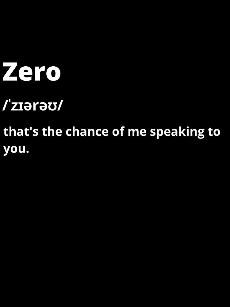 Zero Definition - White Text by just-doing-it