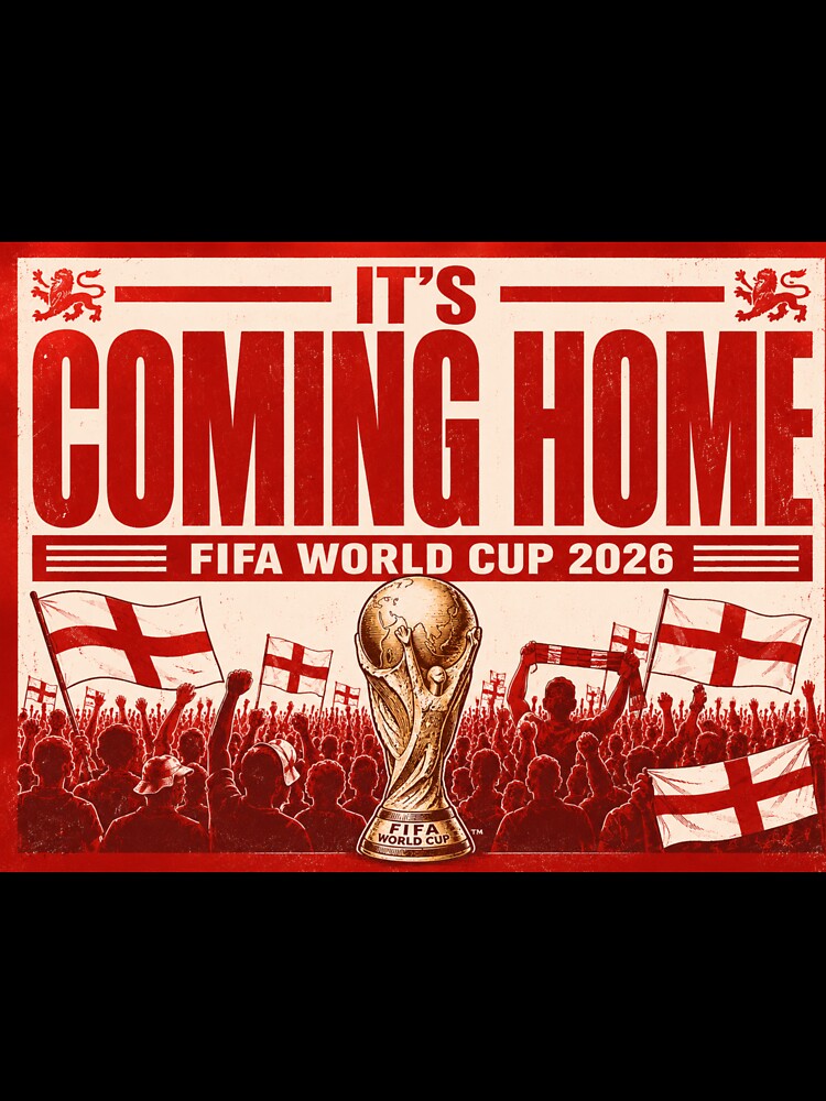It's Coming Home - England Football 2026 by ASINDesigns
