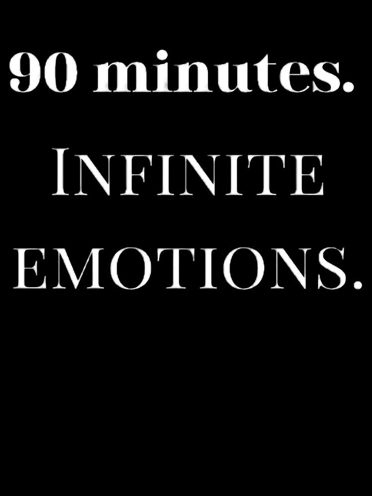 Football Quote Shirt – 90 Minutes Infinite Emotions for soccer lovers by The12thManArena